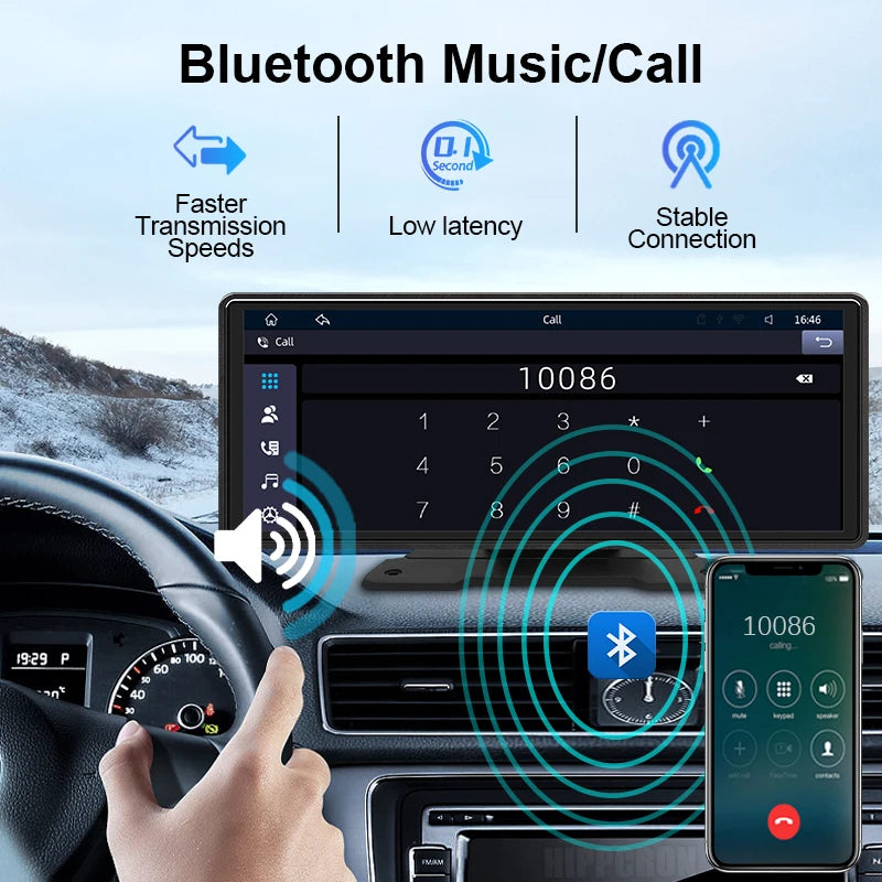 Écran CarPlay Sans Fil 10,26 Pouces