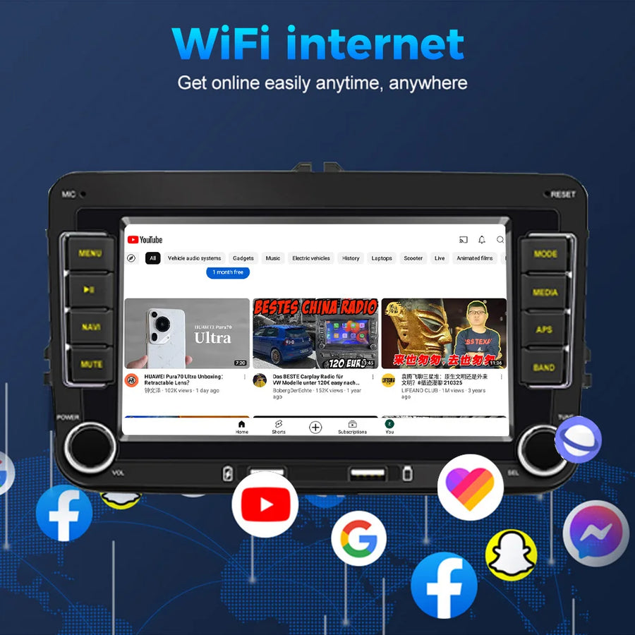 Autoradio Android 14 GEARELEC 2 Din