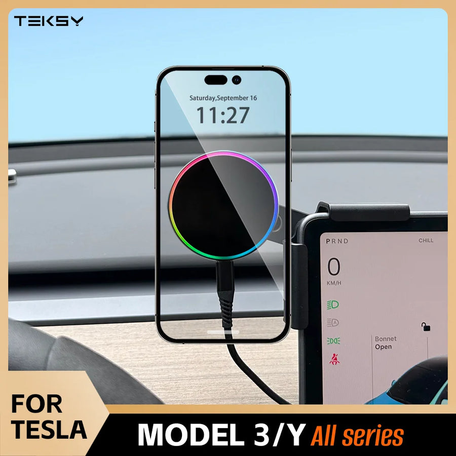 Support Téléphone MagSafe pour Tesla