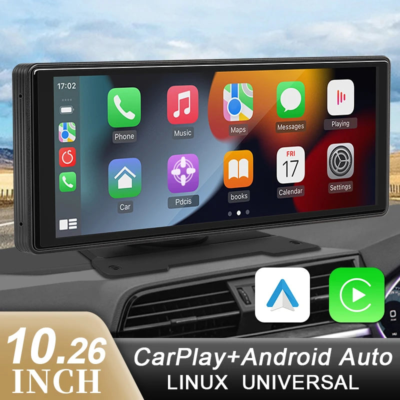 Écran CarPlay Sans Fil 10,26 Pouces