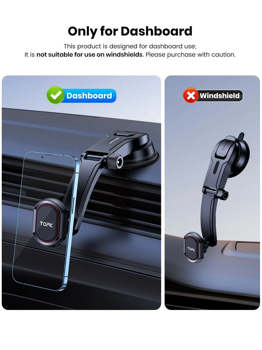 Support Téléphone TOPK à Pince Gravité
